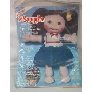 Vintage 1984 McSnuggles Happy Holly 6103 Doll Making and Clothes Kit 16" McNeill